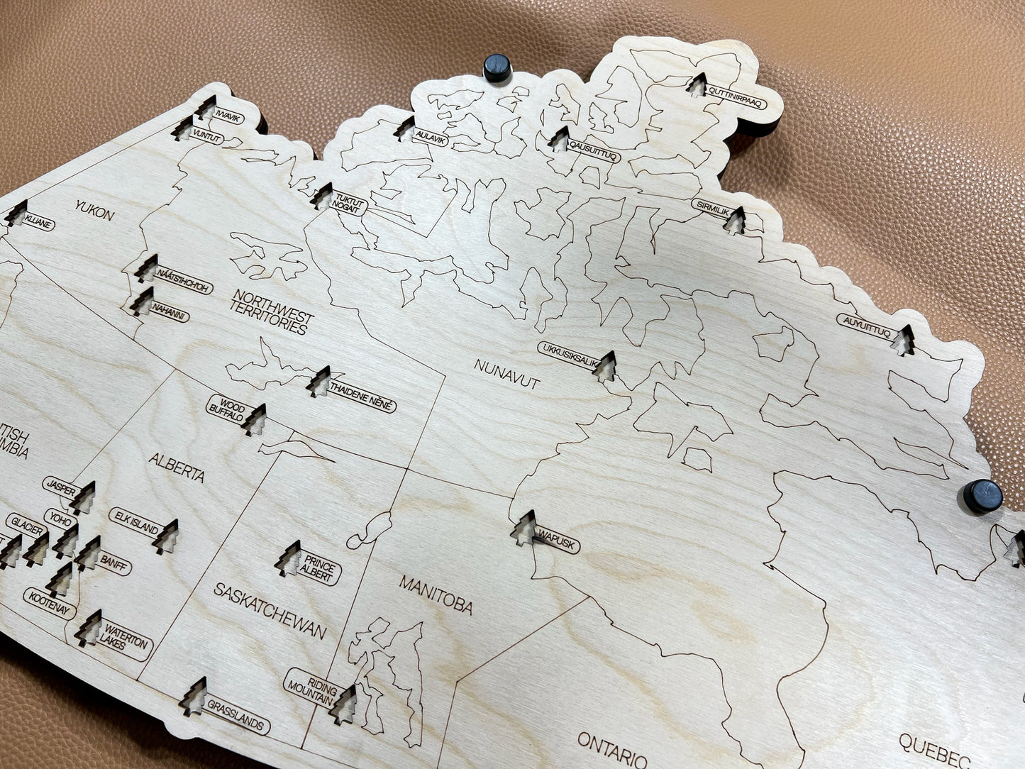 Canada National Parks Bucket List Map