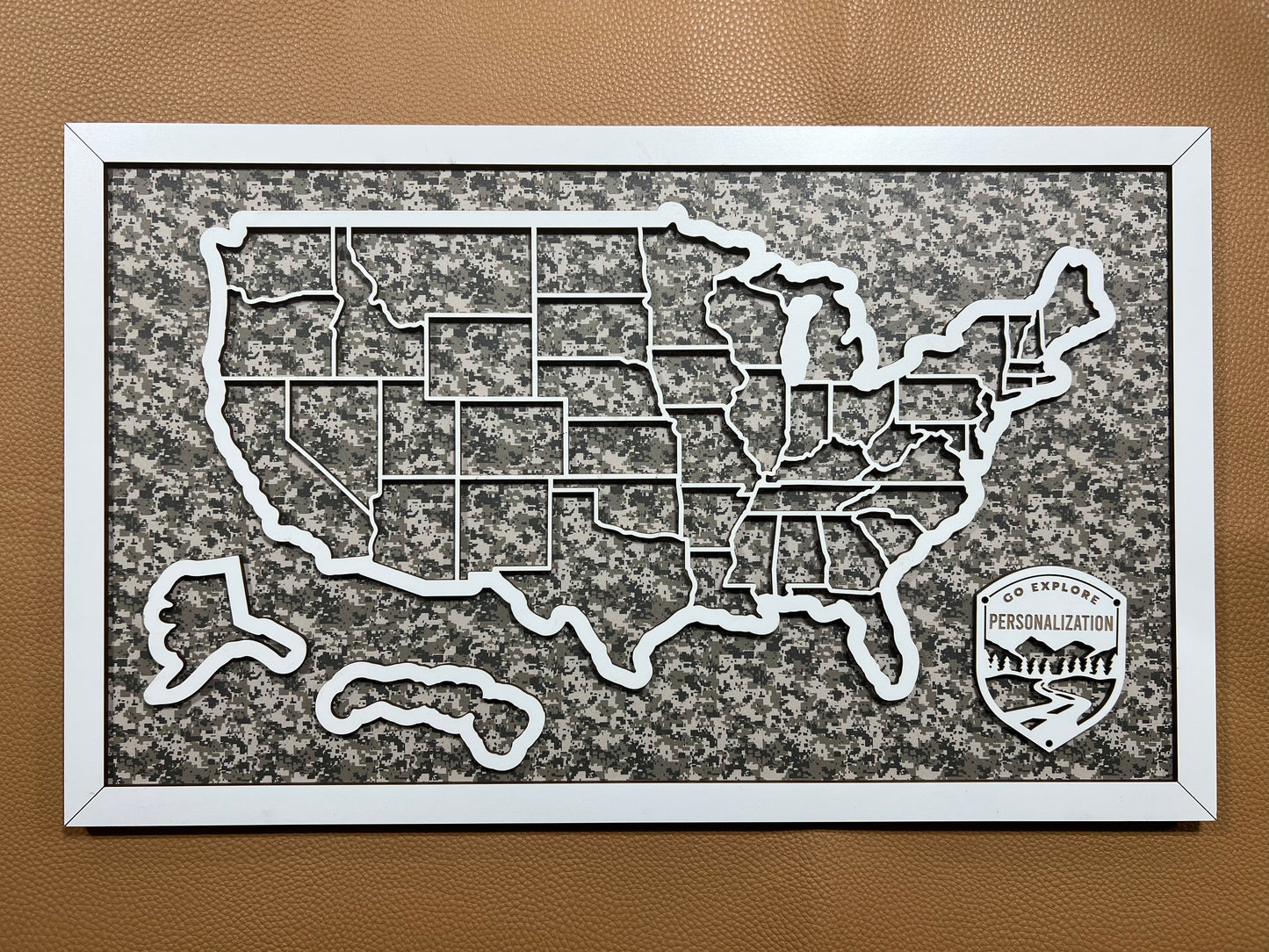 Design Your PREMIUM Framed Map (Choose Your Sport & Backing) - Hyder Handcrafted