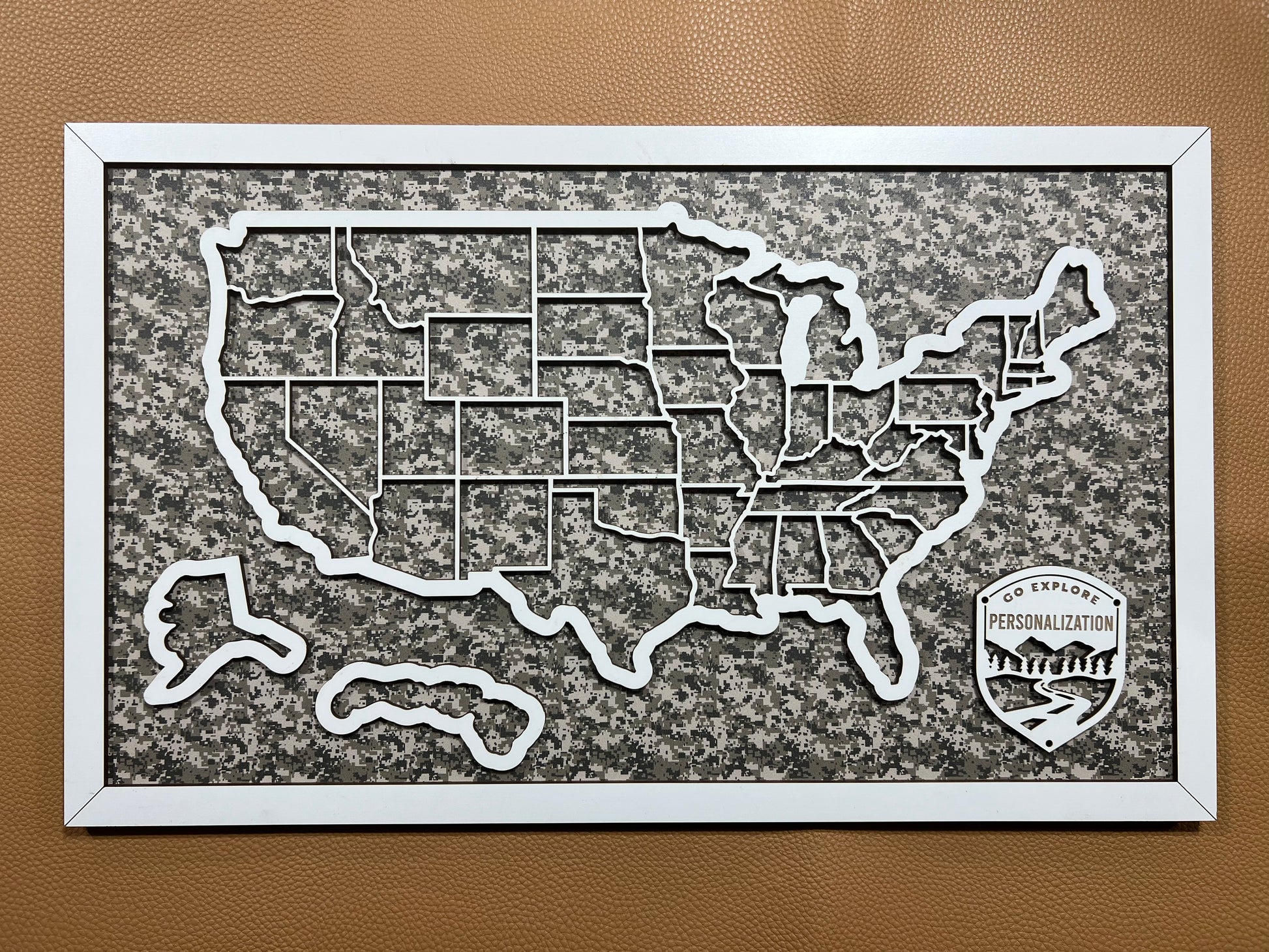 Design Your PREMIUM Framed Map (Choose Your Sport & Backing) - Hyder Handcrafted