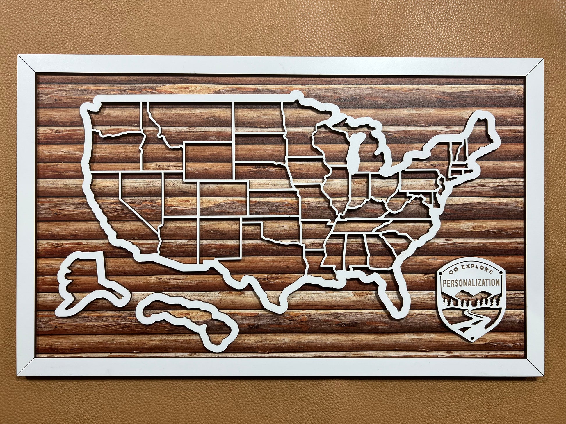 Design Your PREMIUM Framed Map (Choose Your Sport & Backing) - Hyder Handcrafted