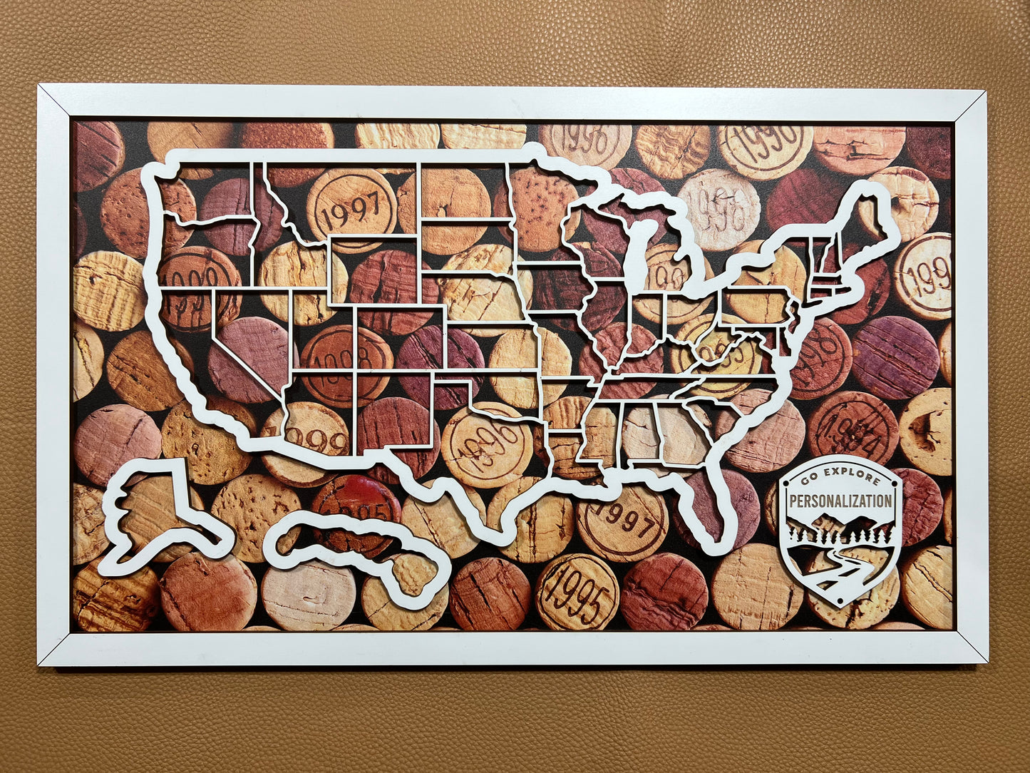 Design Your PREMIUM Framed Map (Choose Your Sport & Backing) - Hyder Handcrafted