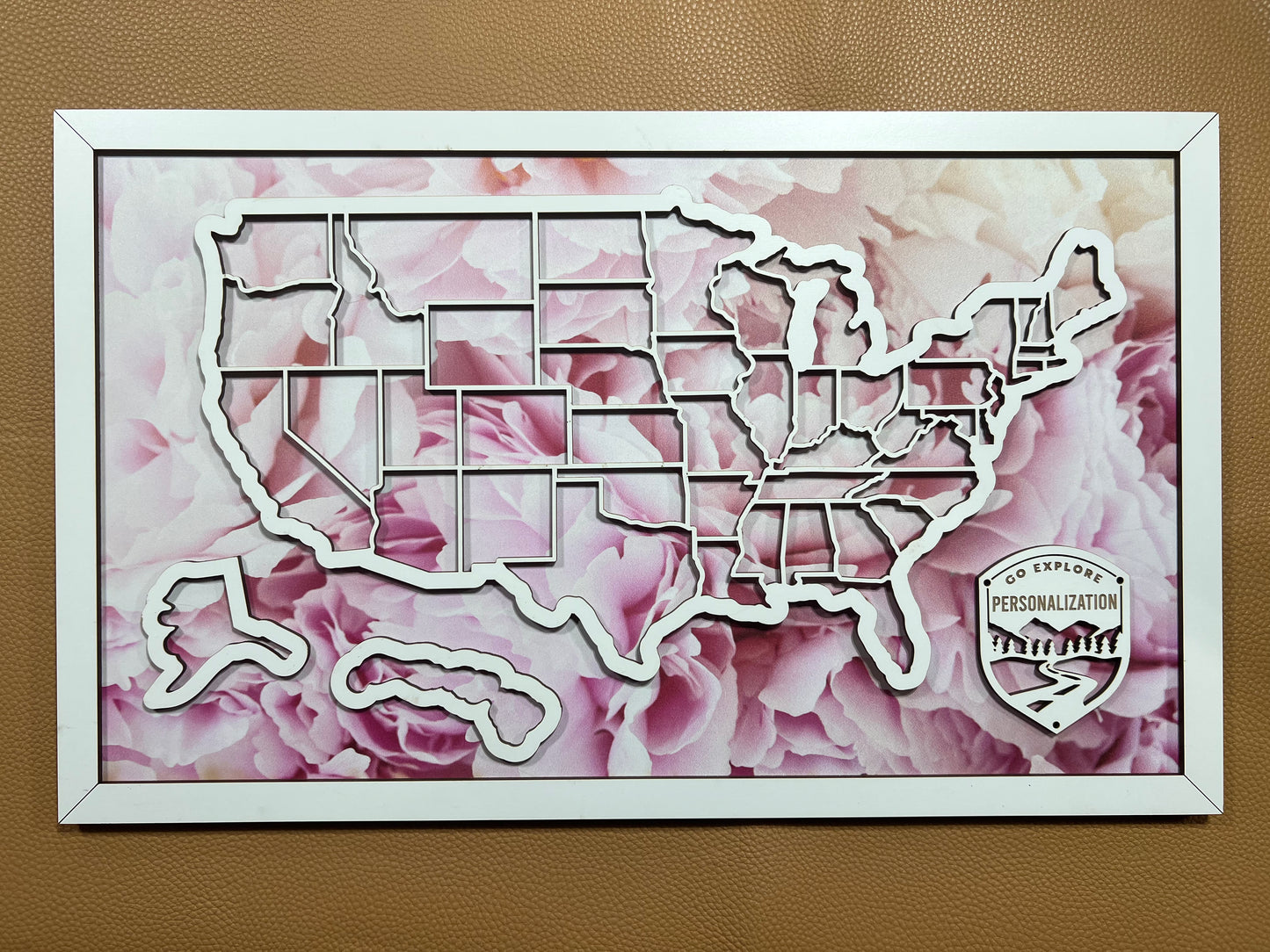 Design Your PREMIUM Framed Map (Choose Your Sport & Backing) - Hyder Handcrafted