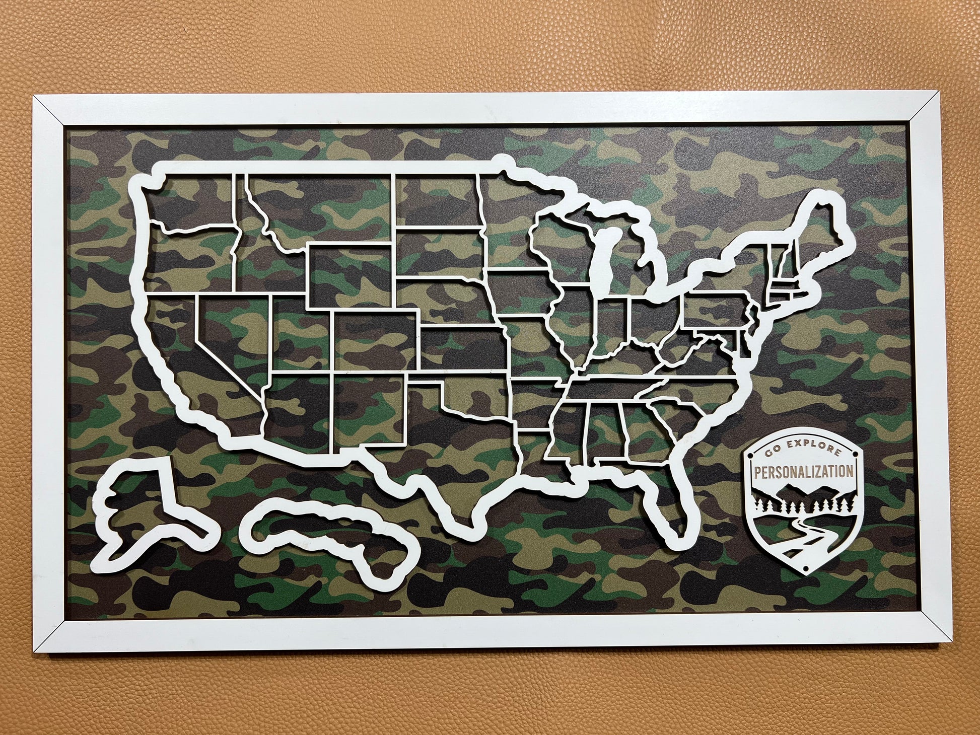 Design Your PREMIUM Framed Map (Choose Your Sport & Backing) - Hyder Handcrafted