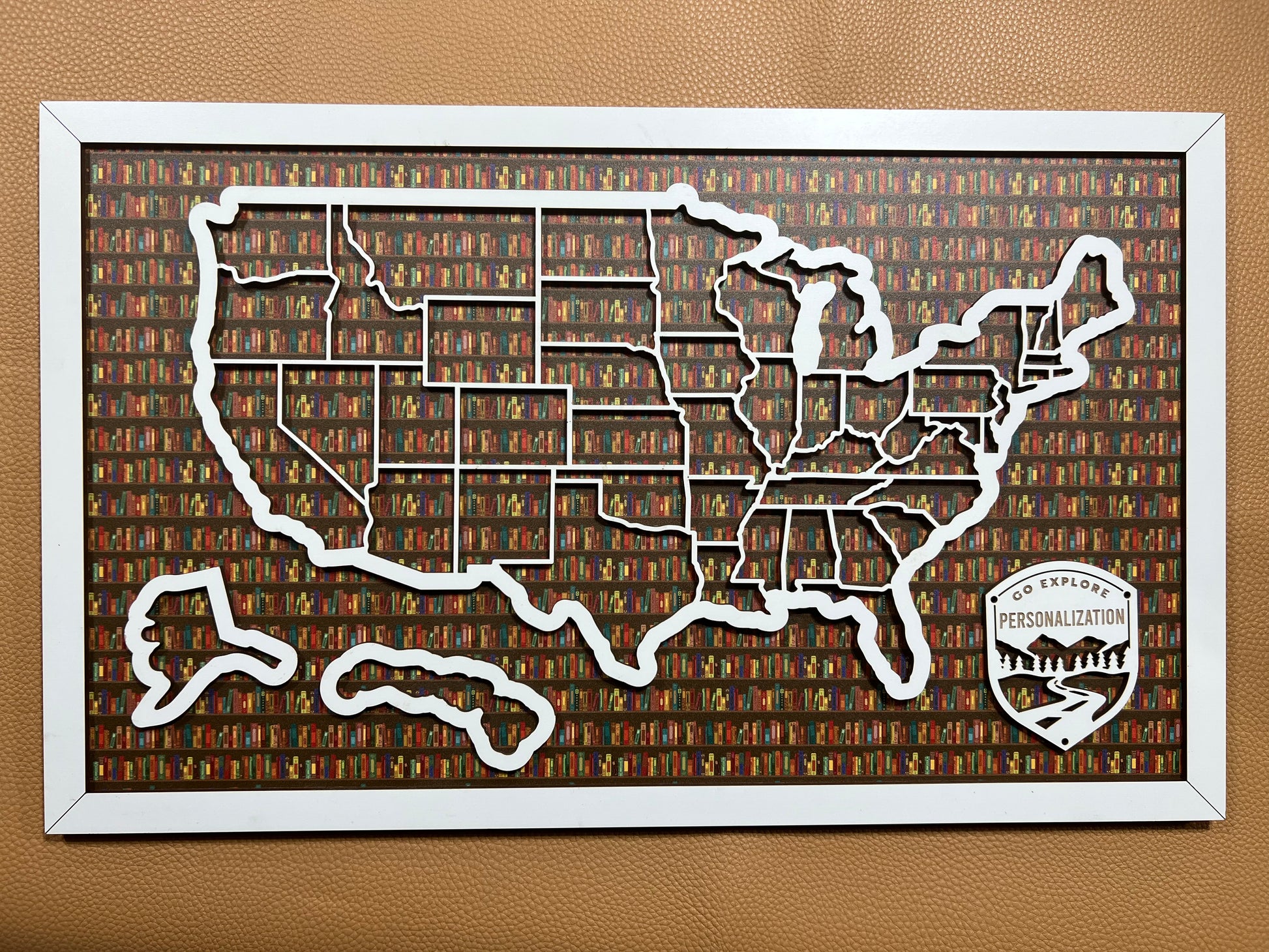 Design Your PREMIUM Framed Map (Choose Your Sport & Backing) - Hyder Handcrafted